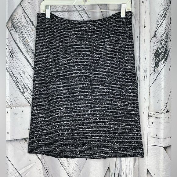 Jill Sander Black Tweed Pencil Skirt Wool Blend Italy 38 (6) - Picture 1 of 6